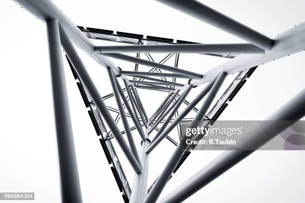 technology abstract metal structure - angle stock pictures, royalty-free photos & images