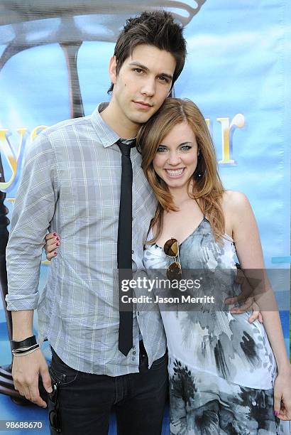 Actor Casey Deidrick and actress Molly Burnett pose during the NBC Universal Summer Press Day "Days Of Our Lives" after party on April 26, 2010 in...