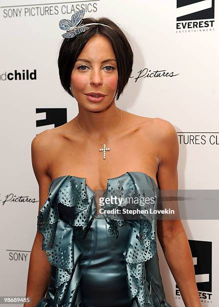 Producer Lisa Maria Falcone attends the premiere of "Mother and Child" at the Paris Theatre on April 26, 2010 in New York City.