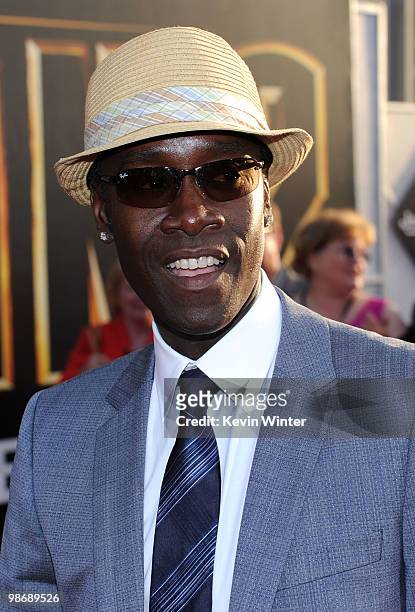 Actor Don Cheadle arrives at the world premiere of Paramount Pictures and Marvel Entertainment's "Iron Man 2� held at El Capitan Theatre on April 26,...