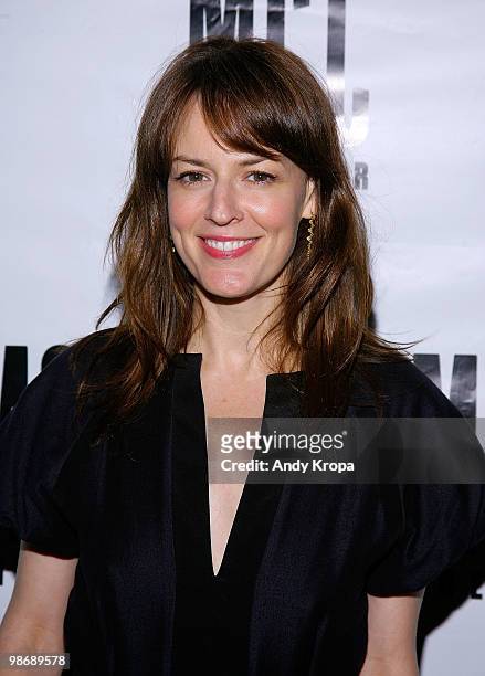Rosemarie DeWitt attends the opening night of "Family Week" at Lucille Lortel Theatre on April 26, 2010 in New York City.