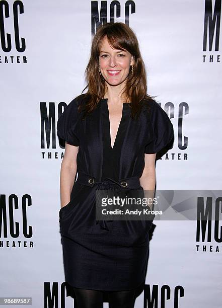 Rosemarie DeWitt attends the opening night of "Family Week" at Lucille Lortel Theatre on April 26, 2010 in New York City.