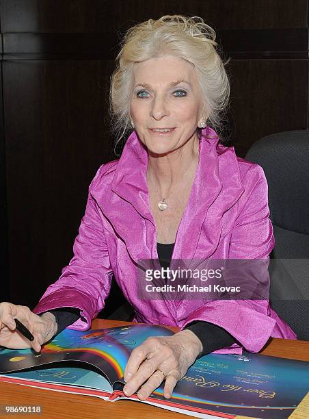 Singer Judy Collins signs copies of her new book "Over The Rainbow" at Barnes & Noble bookstore at The Grove on April 26, 2010 in Los Angeles,...