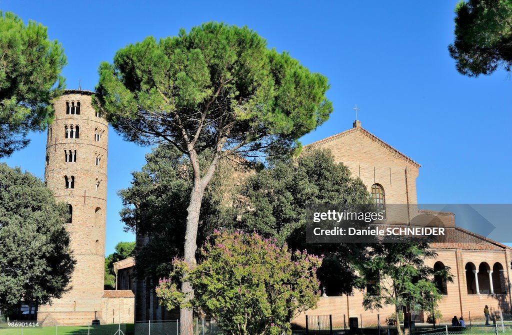 Italy, Ravenna, Basilica di San Francesco and its bellfry (UNESCO World Heritage)