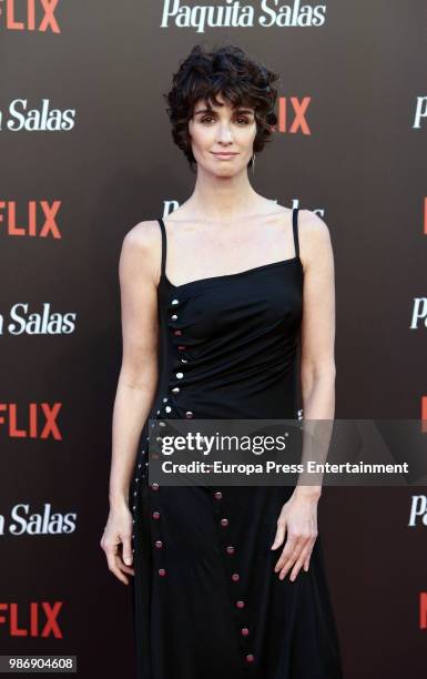 Paz Vega attends World Premiere of Netflix's Paquita Salas Season 2 on June 28, 2018 in Madrid, Spain.