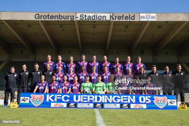 Upper row starts with Robert Mueller, Manuel Konrad, Stefan Aigner, Marcel Reichwein, Christopher Schorch, Tanju Oeztuerk, Lukas Musculus, Kai...