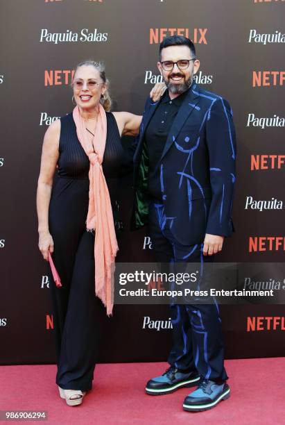 Miriam Diaz Aroca attends World Premiere of Netflix's Paquita Salas Season 2 on June 28, 2018 in Madrid, Spain.