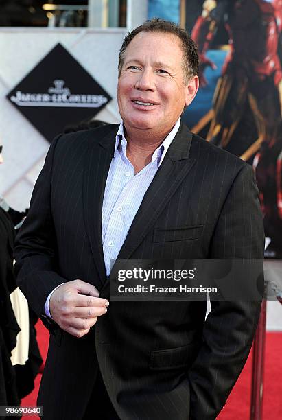 Actor Garry Shandling arrives at the world premiere of Paramount Pictures & Marvel Entertainment's "Iron Man 2" held at the El Capitan Theatre on...