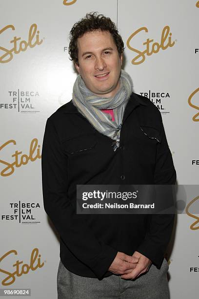 Director Darren Aronofsky arrives at the Stoli Film Pioneer Award Presentation at Tribeca Grand Hotel on April 26, 2010 in New York City.