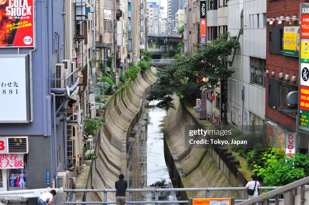 Shibuya Streets, A city river