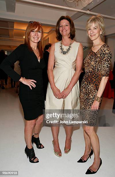 Nicole Miller, Cindy Weber Cleary and Dana Buchman attends the PROMISE Center for Attention and Learning Disorders at Lenox Hill Hospital hosts its...