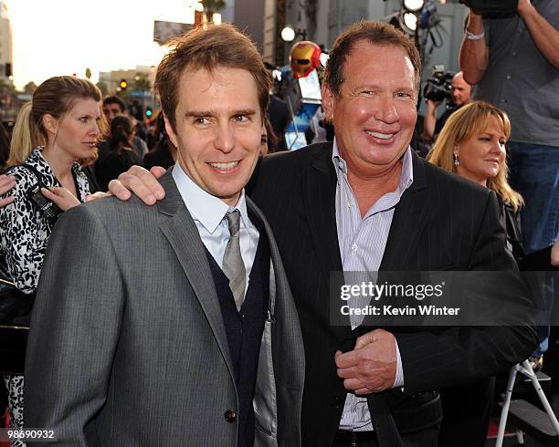 Actors Sam Rockwell and Garry Shandling arrive at the world premiere of Paramount Pictures and Marvel Entertainment's "Iron Man 2� held at El Capitan...
