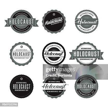 International Holocaust Remembrance Day Icon Set International Holocaust Remembrance Day Icon Set