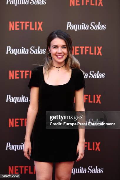 Andrea Guasch attends World Premiere of Netflix's Paquita Salas Season 2 on June 28, 2018 in Madrid, Spain.