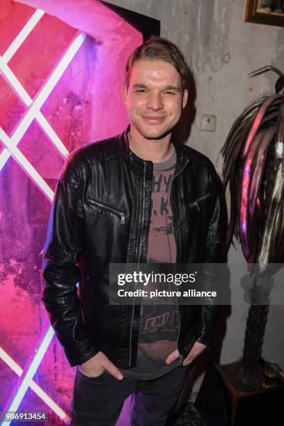 Febuary 2018, Germany, Berlin: Berlinale, Pantaflix company party at the Hotel The Grand: Tobias Schenke. Photo: Gerald Matzka/dpa-Zentralbild/ZB