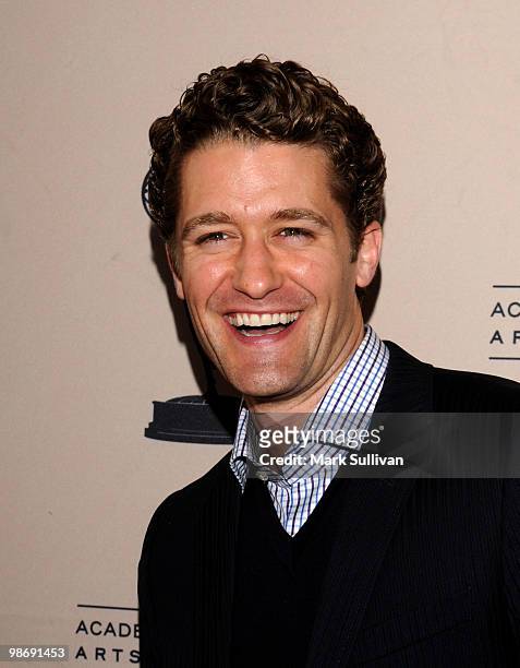 Actor Matthew Morrison arrives for An Evening With "Glee" at Leonard H. Goldenson Theatre on April 26, 2010 in North Hollywood, California.