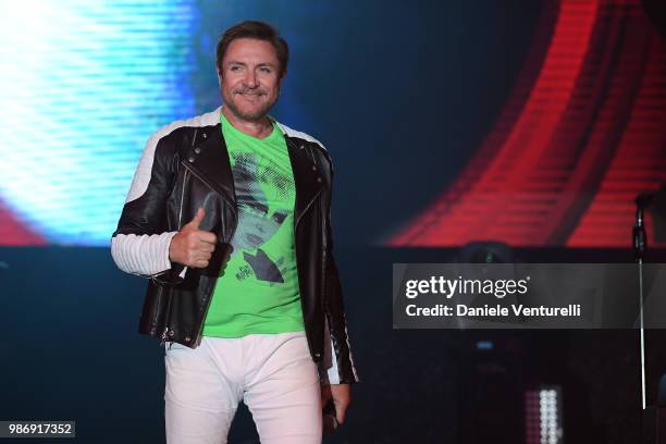 Duran Duran perform during BVLGARI Dinner & Party at Stadio dei Marmi on June 28, 2018 in Rome, Italy.