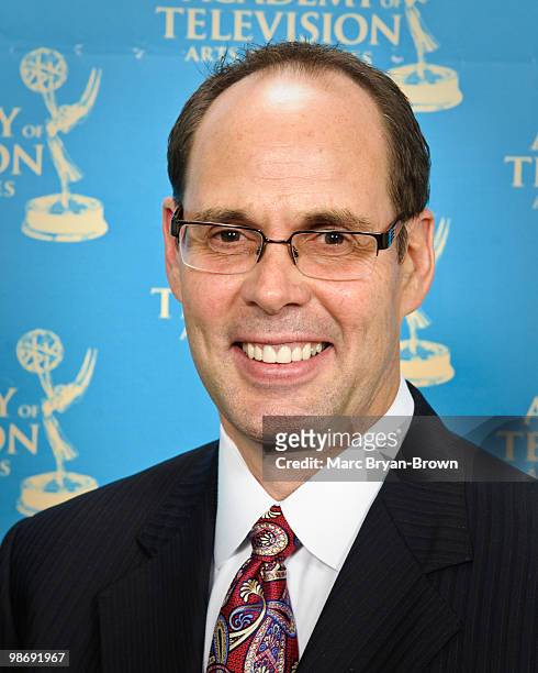 Ernie Johnson presents at the 31st annual Sports Emmy Awards at Frederick P. Rose Hall, Jazz at Lincoln Center on April 26, 2010 in New York City.