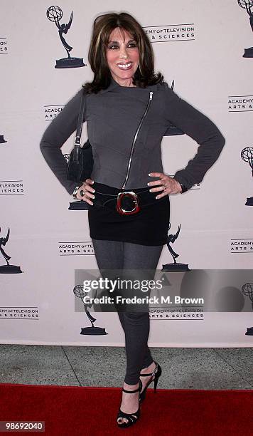 Actress Kate Linder attends the Academy of Television Arts and Sciences' Evening with "Glee" at the Leonard H. Goldenson Theatre on April 26, 2010 in...