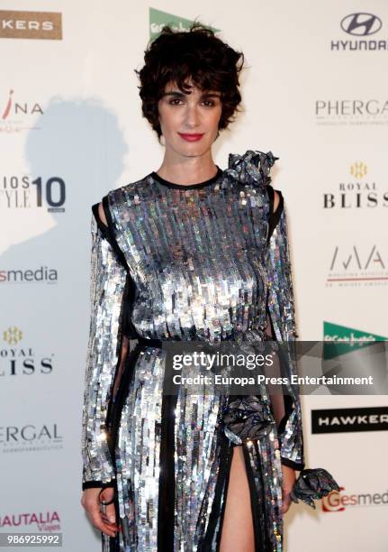 Paz Vega attends the 'Lifestyle' Awards 2018 on June 28, 2018 in Madrid, Spain.