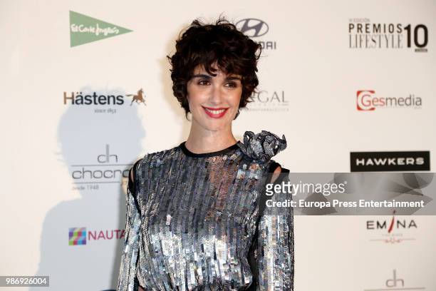 Paz Vega attends the 'Lifestyle' Awards 2018 on June 28, 2018 in Madrid, Spain.