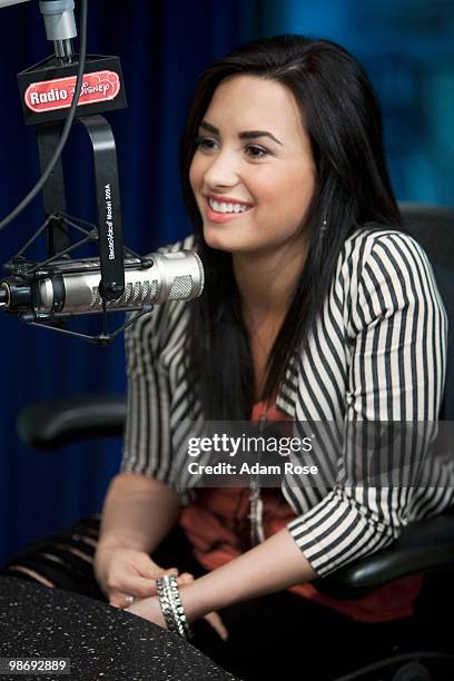 Hollywood Records' Demi Lovato, star of "Sonny With A Chance" and the highly anticipated "Camp Rock 2 The Final Jam," joined Radio Disney's Ernie D...