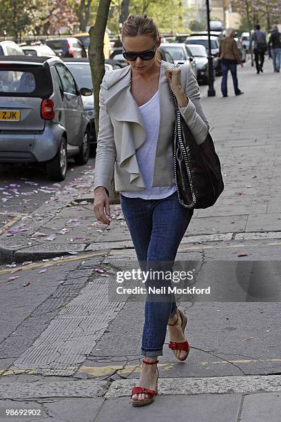 Stella McCartney Sighting on April 27, 2010 in London, England.