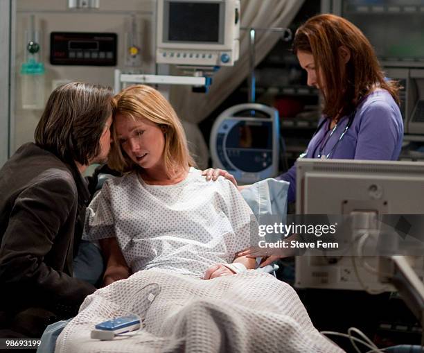 Michael Easton , Susan Haskell and extra in a scene that airs the week of April 19, 2010 on Disney General Entertainment Content via Getty Images...