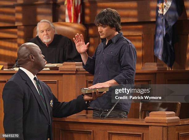 Extra, Dakin Matthews and Dominic Zamprogna in a scene that airs the week of April 26, 2010 on Disney General Entertainment Content via Getty Images...