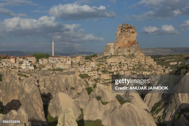 urgup at cappadocia, turkey - urgup stock pictures, royalty-free photos & images