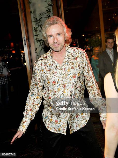 Thomas Gottschalk attends Giorgio Moroder's Surprise Birthday Party at Spago on April 26, 2010 in Beverly Hills, California.