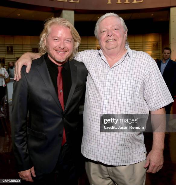 Phillip Sweet of Little Big Town and family take photos during the Country Music Hall of Fame and Museum's celebration of the opening of Little Big...