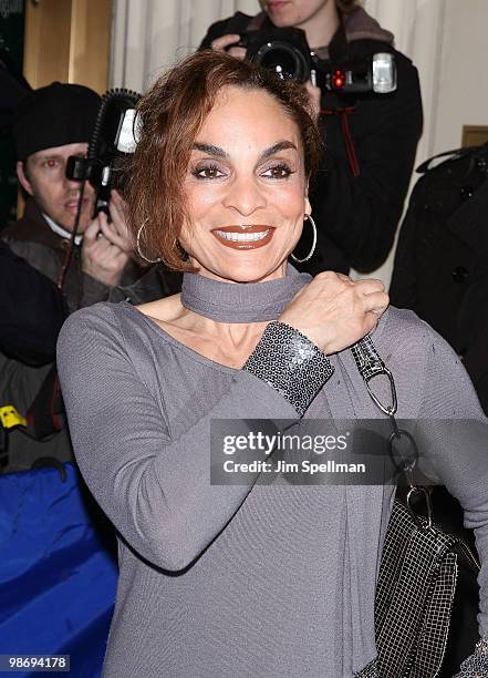 Actress Jasmine Guy attends the opening night of "Fences" on Broadway at the Cort Theatre on April 26, 2010 in New York City.