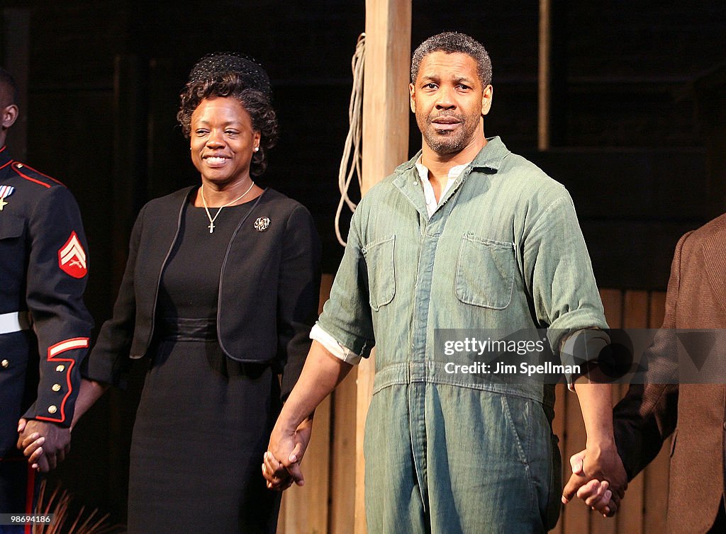 "Fences" Broadway Opening Night - Arrivals & Curtain Call