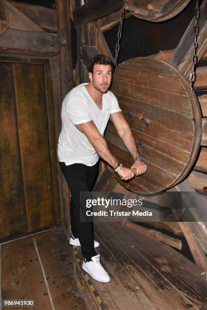 Leonard Freier during the 'Horror Hour - Licht aus, Alptraum an!' premiere at Berlin Dungeon on June 28, 2018 in Berlin, Germany.