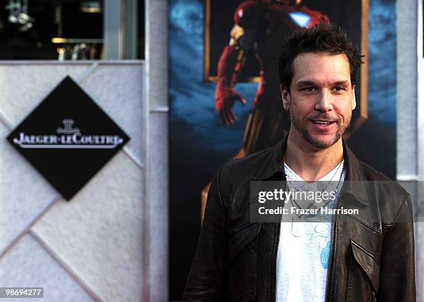 Actor Dane Cook arrives at the world premiere of Paramount Pictures and Marvel Entertainment's 'Iron Man 2 held at El Capitan Theatre on April 26,...