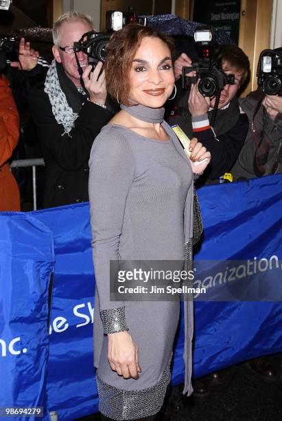 Actress Jasmine Guy attends the opening night of "Fences" on Broadway at the Cort Theatre on April 26, 2010 in New York City.