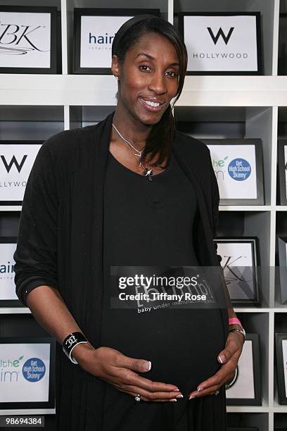 Lisa Leslie attends the GBK and HealthyTrim.com Luxury Gift Lounge Celebrating Oscars Week - Day 1 at W Hollywood on March 5, 2010 in Hollywood,...