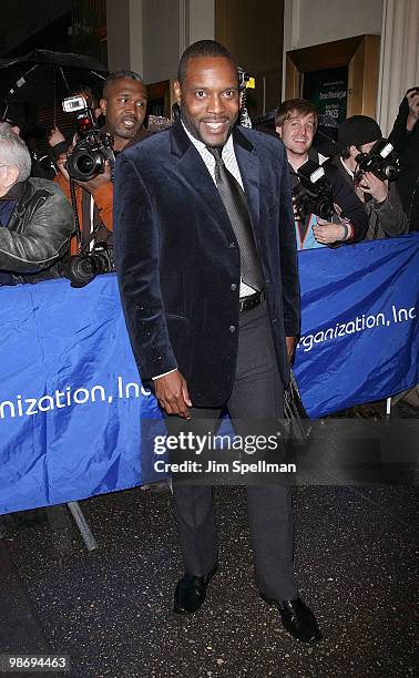 Actor Chad Coleman attends the opening night of "Fences" on Broadway at the Cort Theatre on April 26, 2010 in New York City.