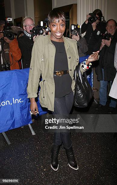 Estelle attends the opening night of "Fences" on Broadway at the Cort Theatre on April 26, 2010 in New York City.