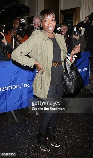 Estelle attends the opening night of "Fences" on Broadway at the Cort Theatre on April 26, 2010 in New York City.