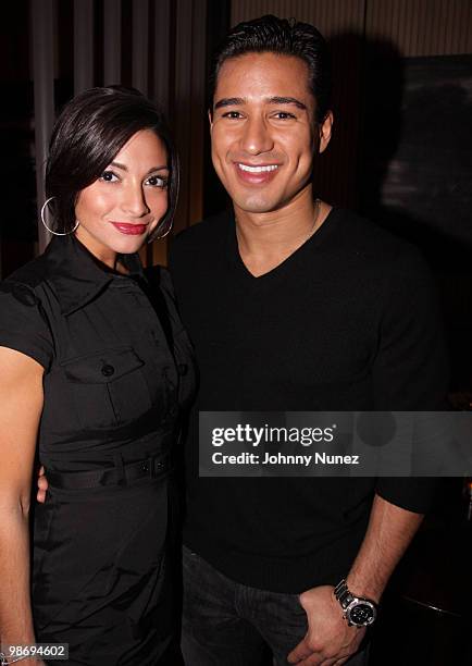 Courtney Mazza and Mario Lopez attend the 4th Annual Two Kings Dinner on February 13, 2010 in Dallas, Texas.