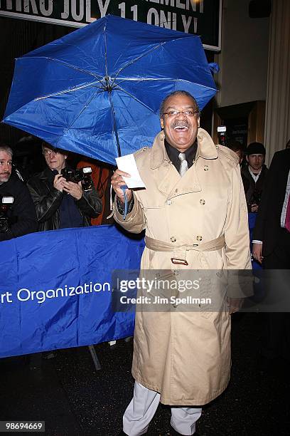 Actor Roger Robinson attends the opening night of "Fences" on Broadway at the Cort Theatre on April 26, 2010 in New York City.