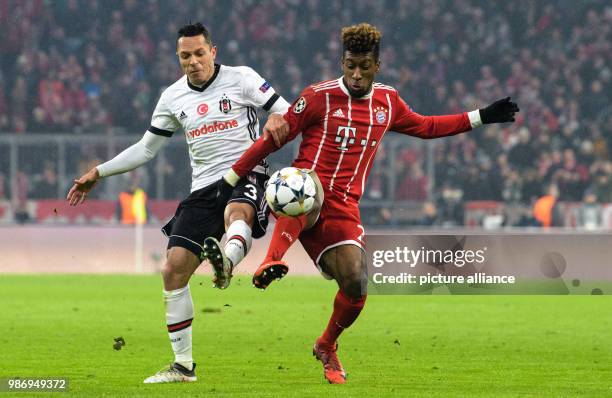 Febuary 2018, Germany, Munich: soccer, Champions League, Bayern Munich vs Besiktas Istanbul, round before the quarterfinals, Allianz Arena....