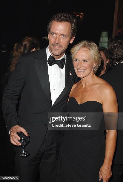 Hugh Laurie and Glenn Close