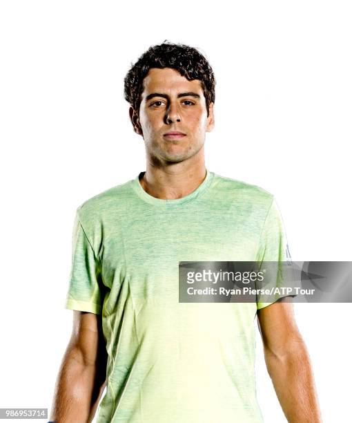 Juame Munar of Spain poses for portraits during the Australian Open at Melbourne Park on January 14, 2018 in Melbourne, Australia.