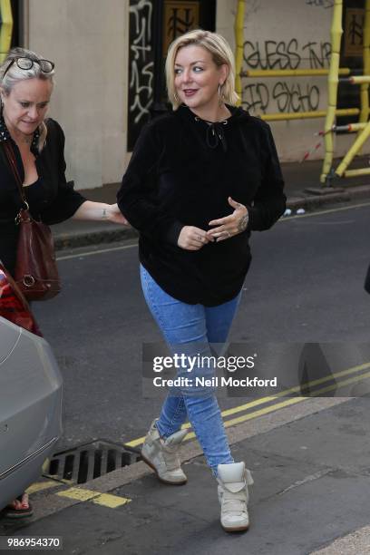 Sheridan Smith seen at Magic Radio on June 29, 2018 in London, England.