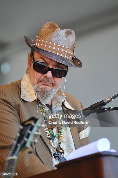 Dr John performs on stage on day one of New Orleans Jazz & Heritage Festival on April 23, 2010 in New Orleans, Louisiana.