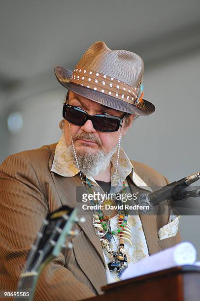 Dr John performs on stage on day one of New Orleans Jazz & Heritage Festival on April 23, 2010 in New Orleans, Louisiana.