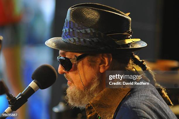 Dr John performs on stage on day one of New Orleans Jazz & Heritage Festival on April 23, 2010 in New Orleans, Louisiana.